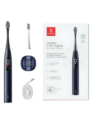 Купить Электрическая зубная щётка Oclean X Pro Digital Синий-06.png